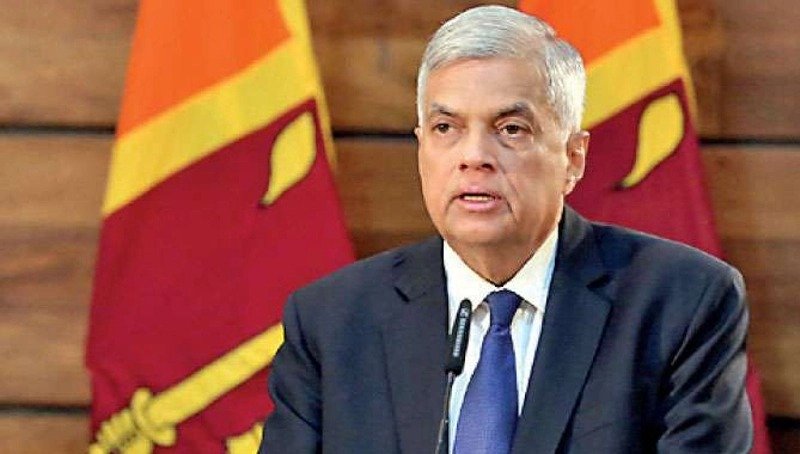 PRIMER MINISTRO DE SRI LANKA ASUME COMO PRESIDENTE INTERINO
