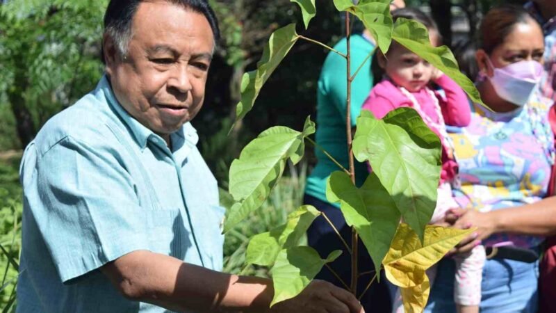 INVITA JUAN MARTÍNEZ A ADOPTAR UN ÁRBOL