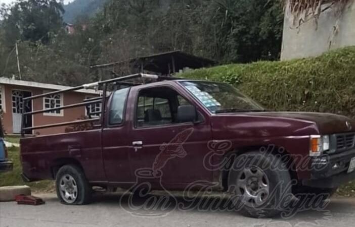ROBAN CAMIONETA EN COSCOMATEPEC