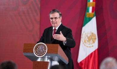 MARCELO EBRARD ASEGURA QUE MÉXICO NO SALDRÁ DEL T-MEC POR CONSULTAS SOBRE POLÍTICA ENERGÉTICA