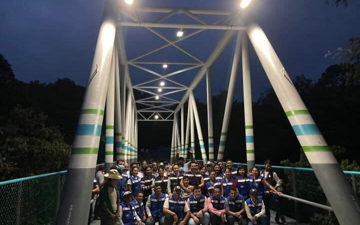 RAFAEL LÓPEZ INAUGURA REHABILITACIÓN DEL PUENTE CAIDO