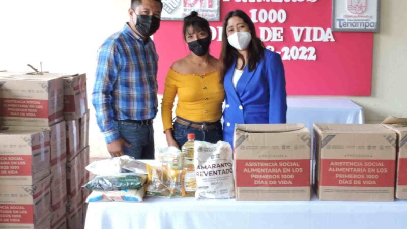 ENTREGA ALCALDESA DE TENAMPA APOYOS ALIMENTARIOS