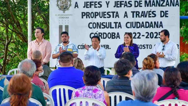 ELIGEN LOS PRIMEROS 29 JEFES Y JEFAS DE MANZANA