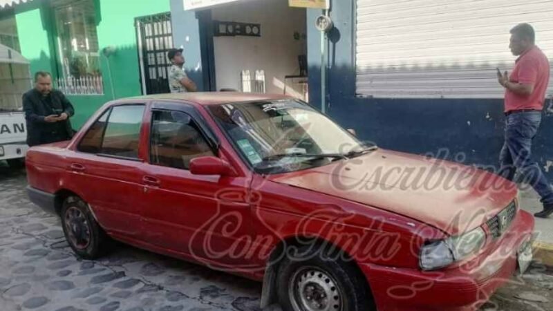 REPORTAN ROBO DE AUTO; LO RECUPERA LA POLICÍA