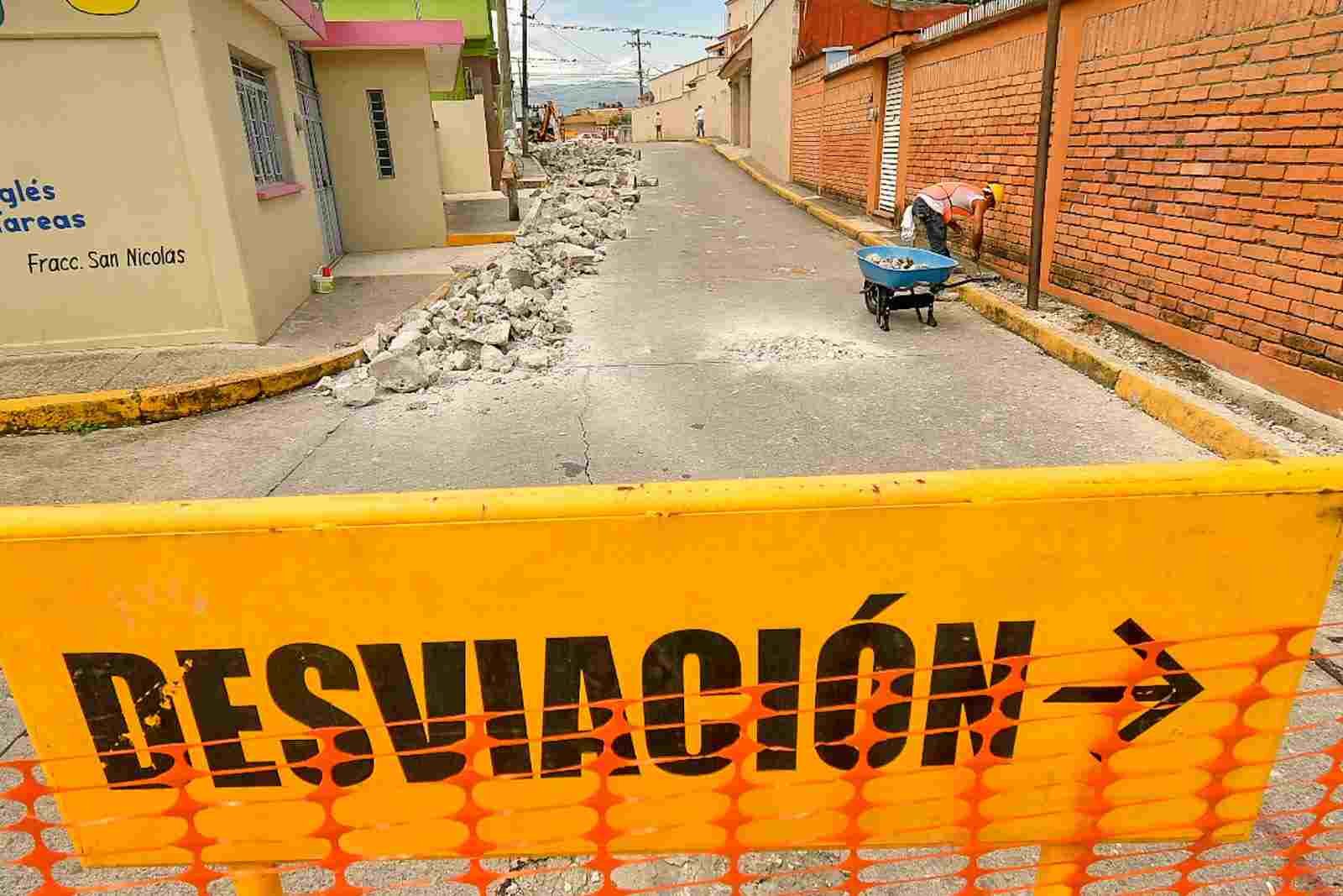PIDEN A AUTOMOVILISTAS TOMAR PRECAUCIONES POR OBRAS EN PROCESO