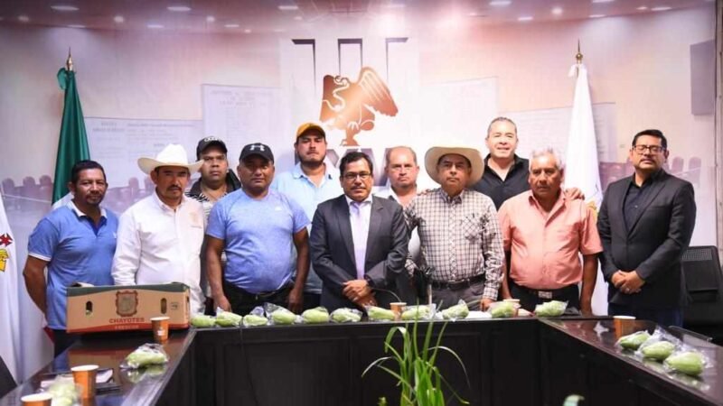 ASEGURA DIPUTADO RESPALDO A PRODUCTORES DE CHAYOTE DEL ESTADO