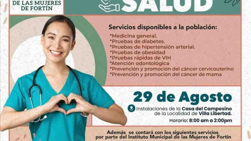 INVITA INSTITUTO DE LA MUJER A JORNADA DE SALUD