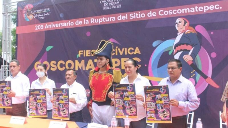 PRESENTAN CARTELERA DE FESTEJOS DE COSCOMATEPEC
