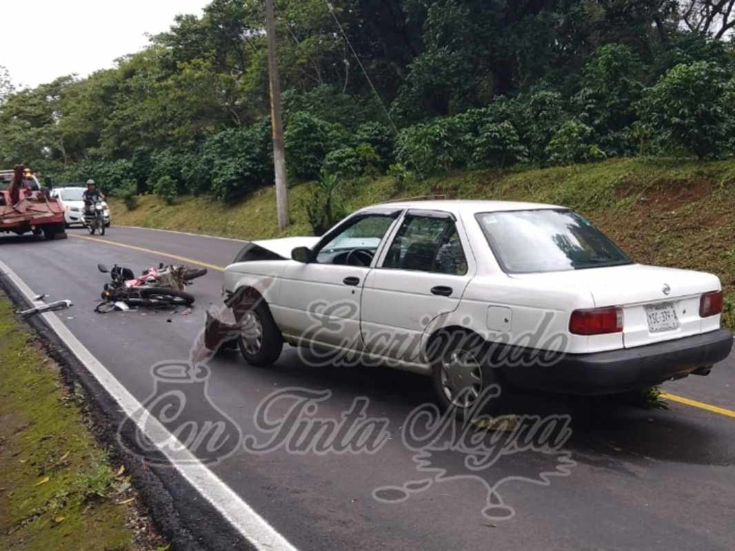 IMPACTA EBRIO SUJETO A MOTOCICLISTA