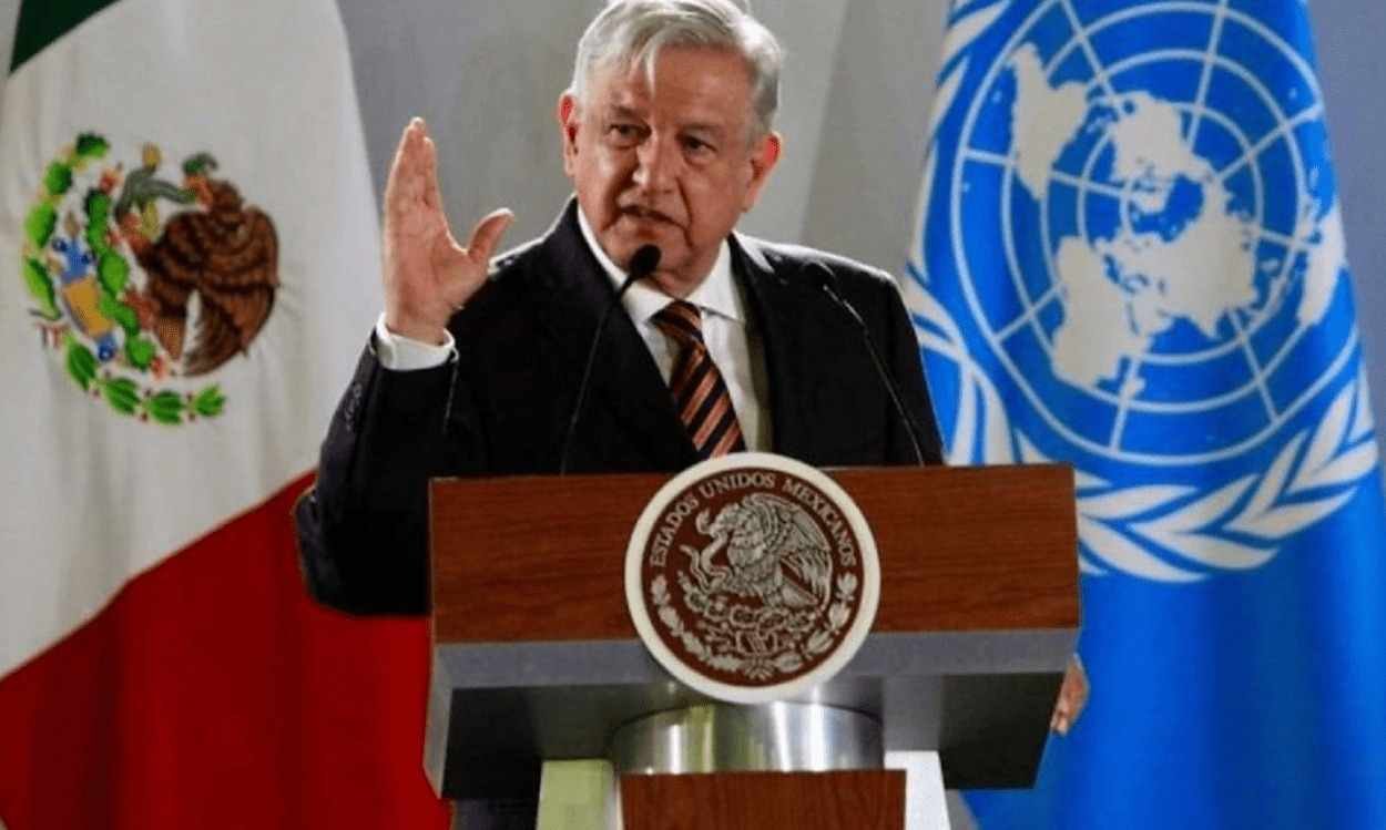 LA ONU SE HA CONVERTIDO EN UN “FLORERO” , ES TIEMPO DE QUE HAYA CAMBIOS: AMLO