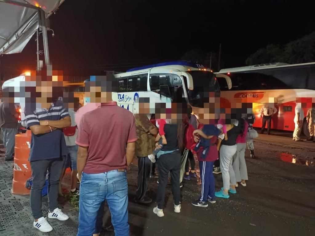RESGUARDA SSP A 285 MIGRANTES