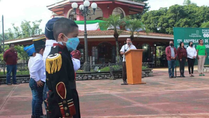 CONMEMORAN EN FORTIN EL 175 ANIVERSARIO DE LA GESTA HEROICA DE LOS NIÑOS HÉROES EN EL CASTILLO DE CHAPULTEPEC