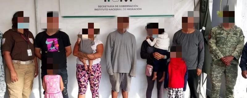 RESGUARDA SSP A 33 MIGRANTES