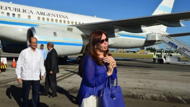 CRISTINA FERNÁNDEZ SERÁ PROCESADA POR USO IRREGULAR DE AVIÓN PRESIDENCIAL