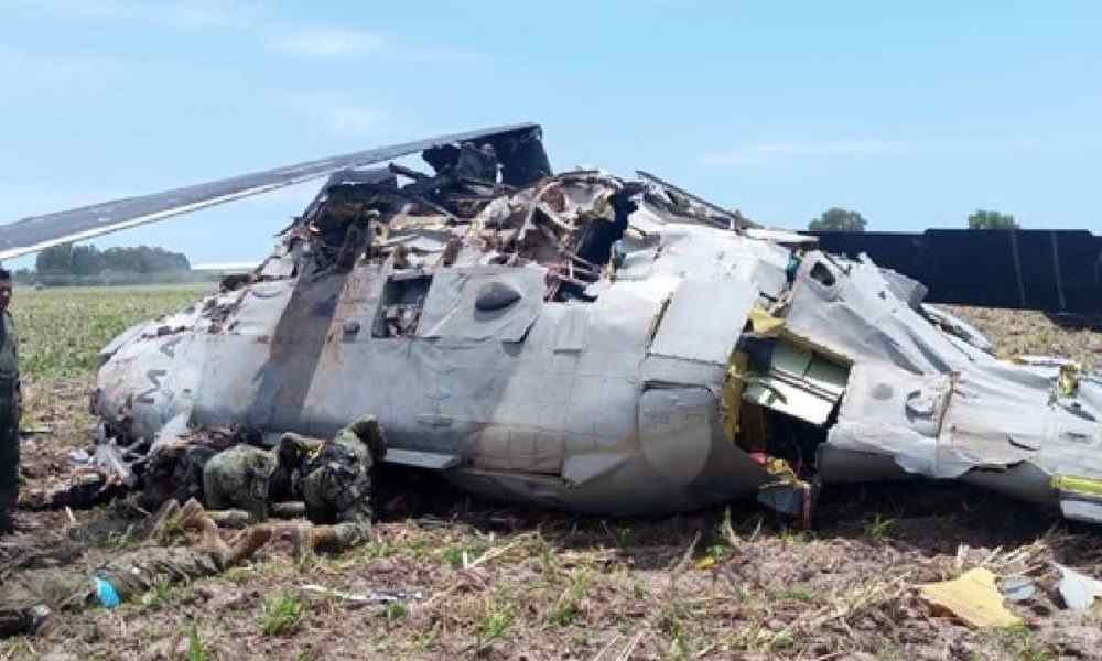 HELICÓPTERO CAÍDO EN OPERATIVO DE CAPTURA A CARO QUINTERO SE DESPLOMÓ POR FALTA DE COMBUSTIBLE: FGR