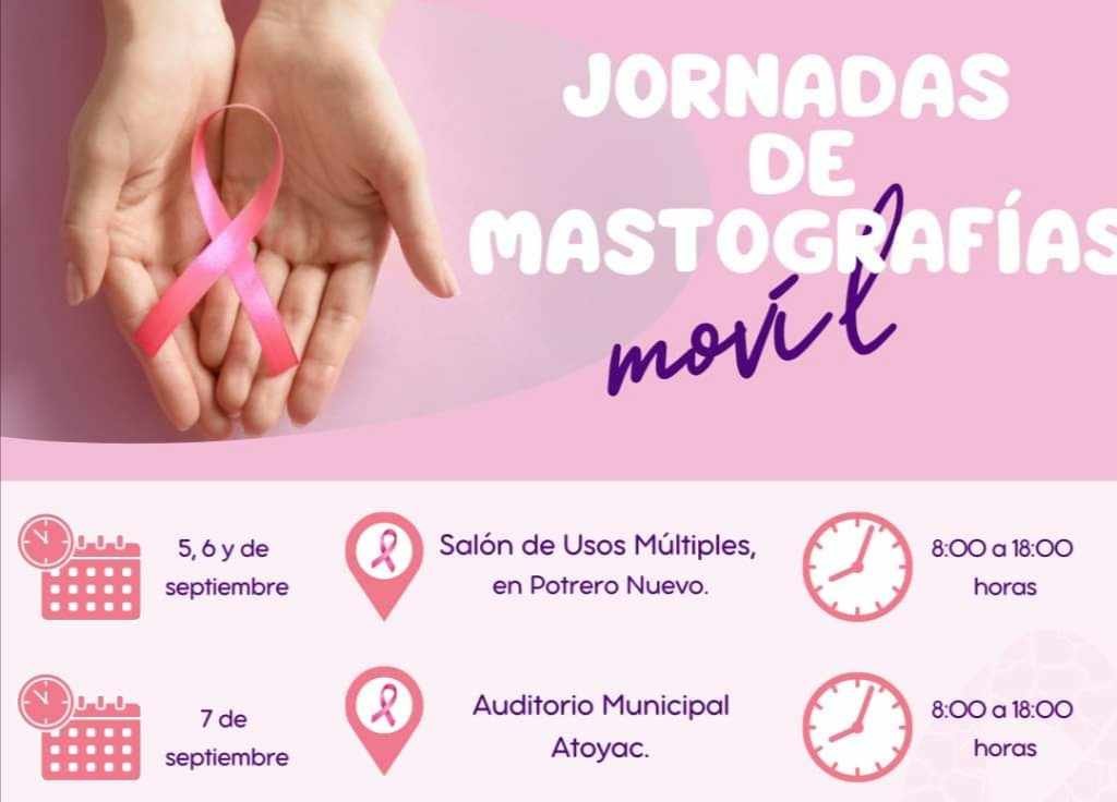 INVITAN DIF DE ATOYAC A JORNADA DE MASTOGRAFÍAS