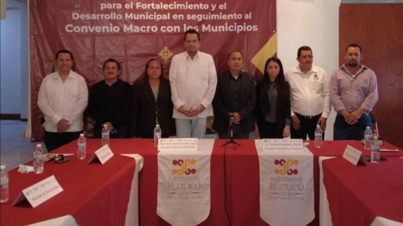 AYUNTAMIENTOS FIRMAN CONVENIO PARA FORTALECIMIENTO MUNICIPAL