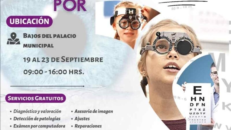 HABRÁ JORNADA VISUAL EN CALCAHUALCO