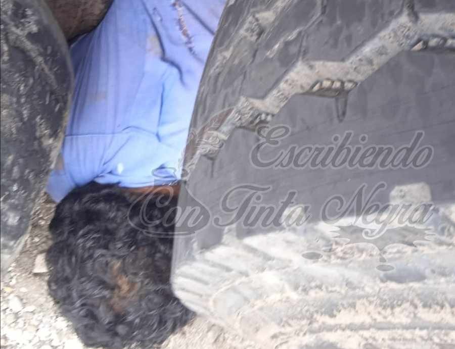 CAÑERO APLASTA A PINTOR DE CUITLÁHUAC