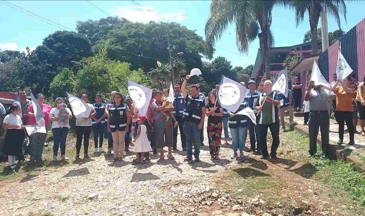 RAFAEL LÓPEZ INICIA OBRA EN COLONIA MANUEL GONZÁLEZ