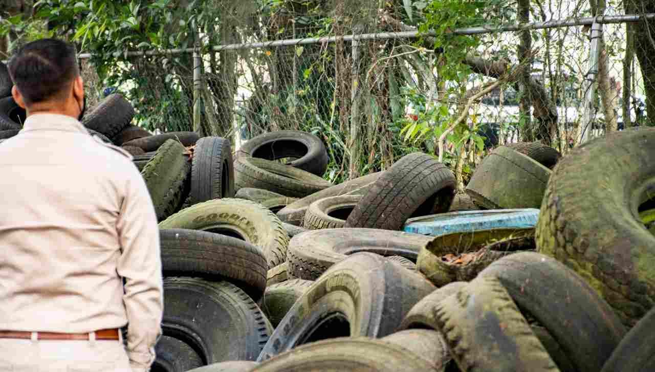 ENTREGARÁ AYUNTAMIENTO 14 TONELADAS DE LLANTAS A CEMENTERA CRUZ AZUL