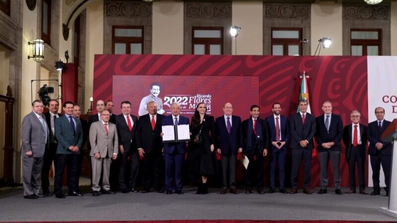 GOBIERNO Y EMPRESARIOS CONCRETAN ACUERDO PARA ENFRENTAR INFLACIÓN: AMLO