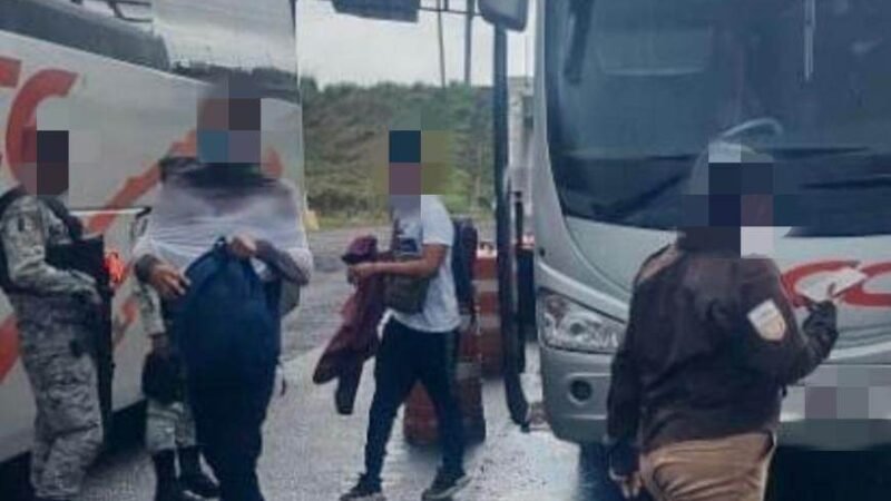 INTERVIENEN A 96 MIGRANTES