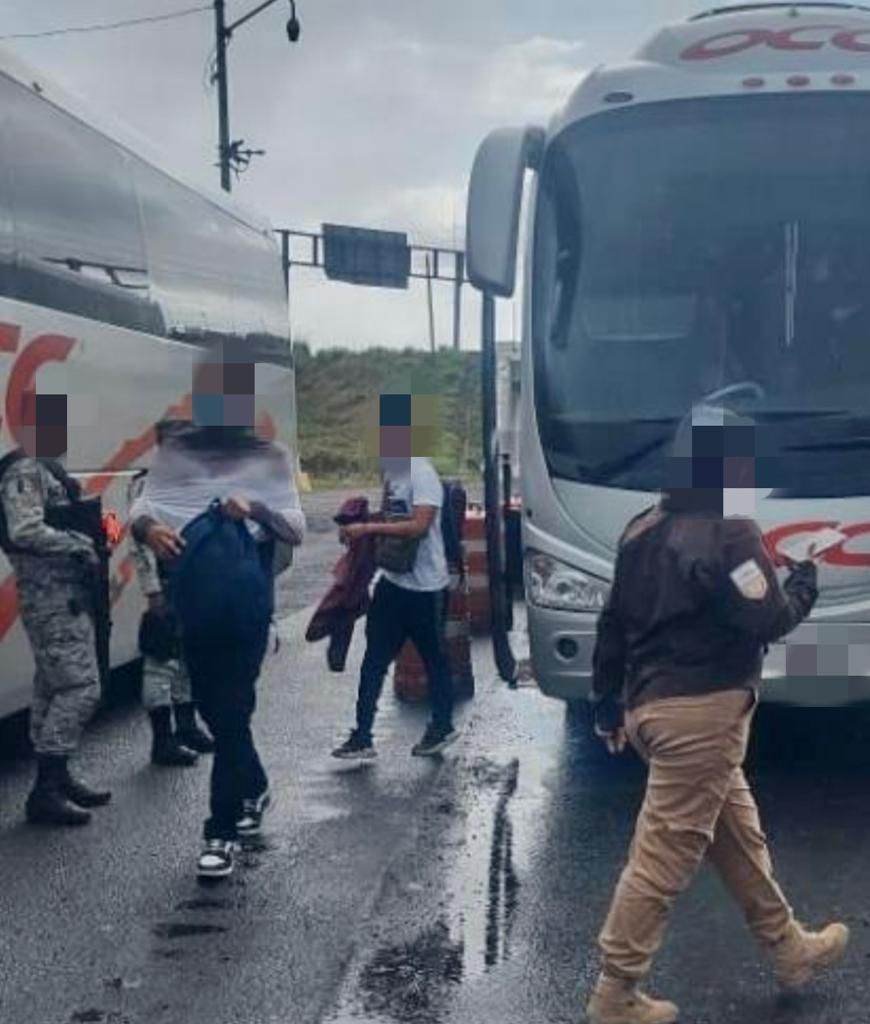 INTERVIENEN A 96 MIGRANTES