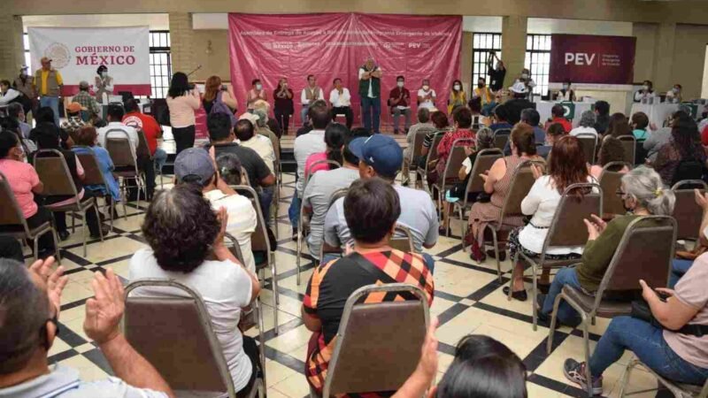 ENTREGAN APOYO DE “PROGRAMA EMERGENTE DE VIVIENDA”