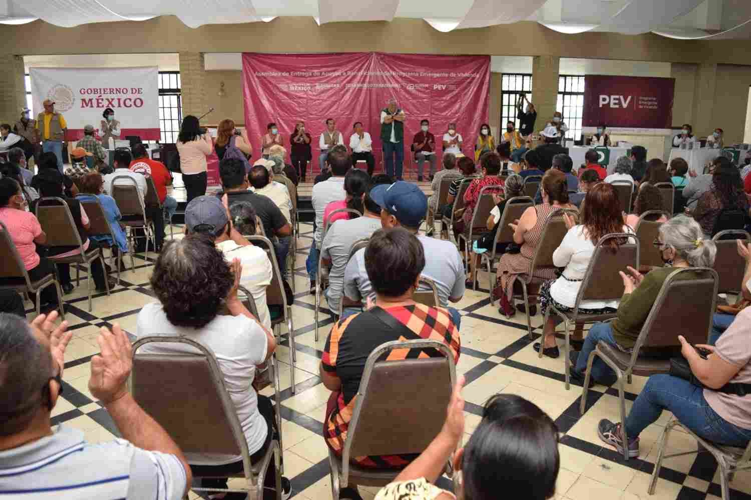 ENTREGAN APOYO DE “PROGRAMA EMERGENTE DE VIVIENDA”