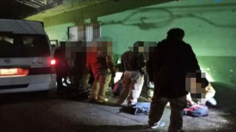 INTERVIENEN A 45 MIGRANTES