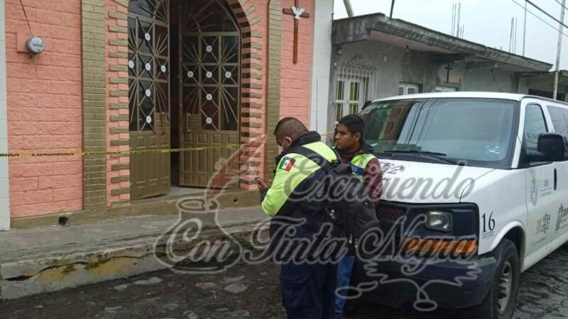 MUERE DENTRO DE UNA CAPILLA