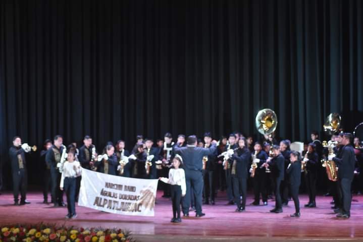 SE PRESENTAN ÁGUILAS DORADAS DE ALPATLÁHUAC EN ENCUENTRO INTERNACIONAL DE BANDAS DE MARCHA