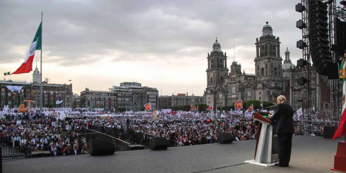 AMLO DARÁ SU INFORME DE GOBIERNO EN EL ZÓCALO EL 1 DE DICIEMBRE