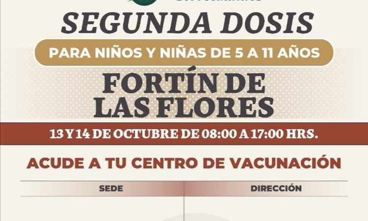 APLICARÁ BRIGADA CORRECAMINOS SEGUNDA DOSIS