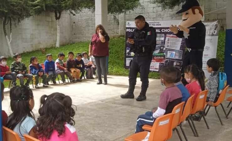 IMPARTEN PLÁTICA DE PREVENCIÓN DEL DELITO EN CHOCAMÁN