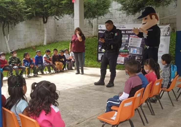 IMPARTEN PLÁTICA DE PREVENCIÓN DEL DELITO EN CHOCAMÁN