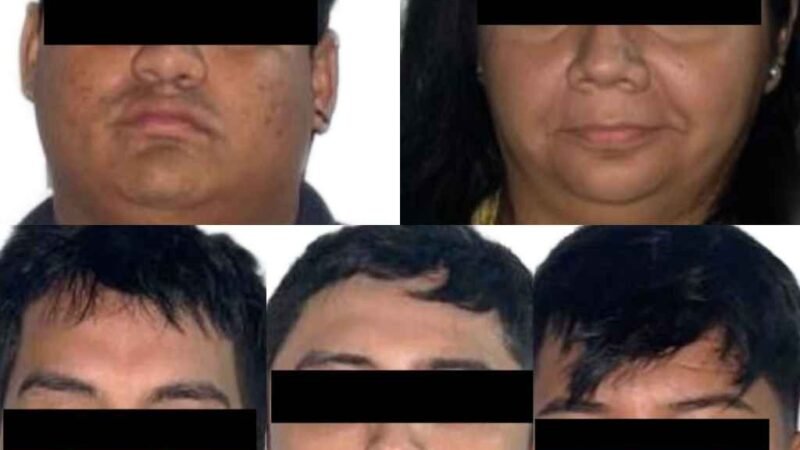 CAPTURAN A 5 CON ARMAS Y DROGA