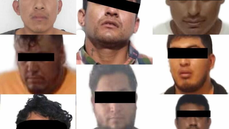 CAPTURAN A 16 CON ARMAS Y DROGA