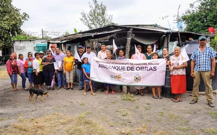 ARRANCAN CON ACCIONES DE VIVIENDA EN PASO DEL MACHO