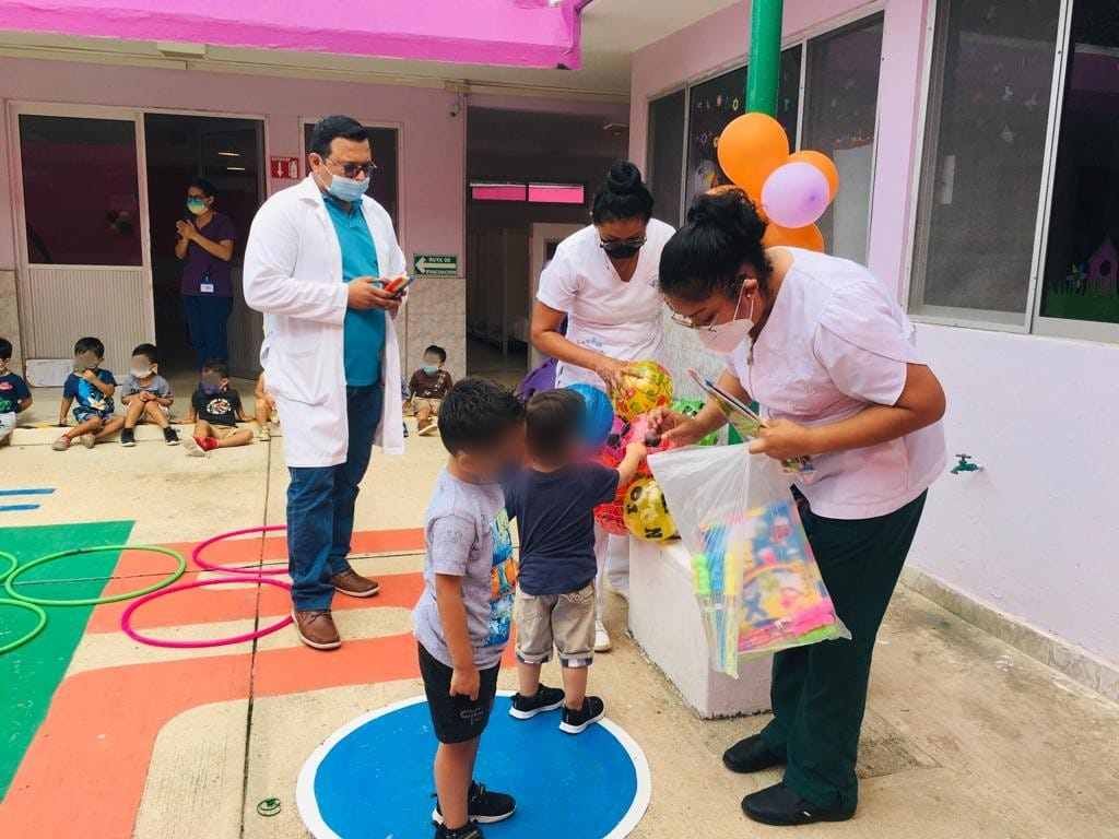 REALIZAN ACCIONES PREVENIMSS EN GUARDERÍA