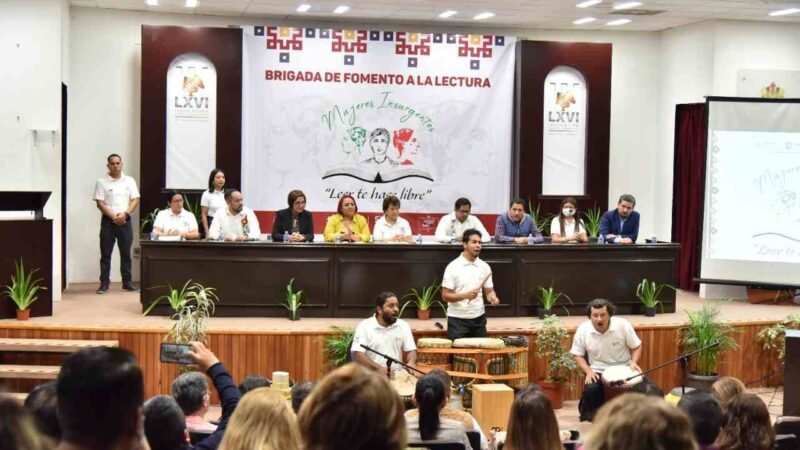 CONGRESO DE ESTADO, COMPROMETIDO CON LA BRIGADA DE LECTURA MUJERES INSURGENTES