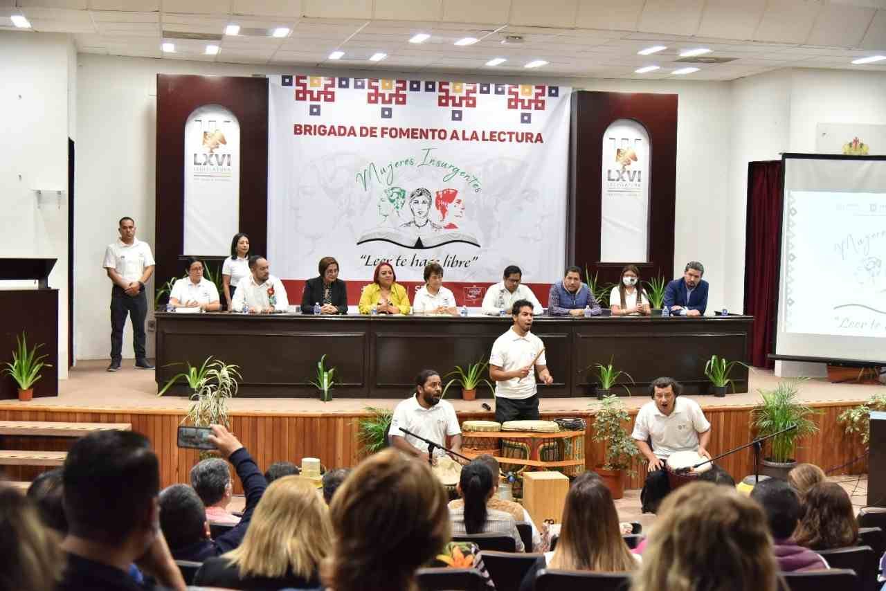 CONGRESO DE ESTADO, COMPROMETIDO CON LA BRIGADA DE LECTURA MUJERES INSURGENTES