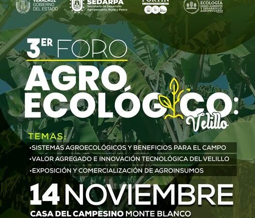 ORGANIZA FOMENTO AGROPECUARIO TERCER FORO AGROECOLÓGICO