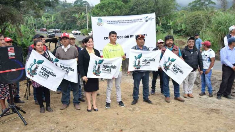ARRANCA CONSTRUCCIÓN DE PUENTE DE IXHUATLÁN