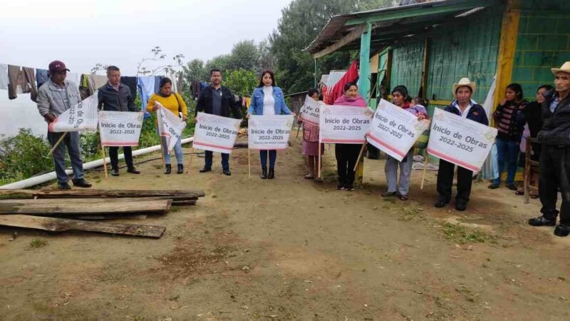 PONEN EN MARCHA CONSTRUCCIÓN DE CUARTOS DORMITORIOS EN CALCAHUALCO