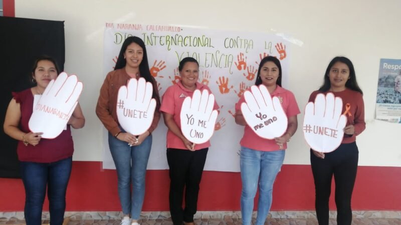 CONMEMORAN DÍA CONTRA LA VIOLENCIA HACIA LA MUJER