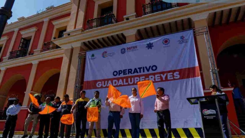 DAN BANDERAZO DE OPERATIVO GUADALUPE-REYES