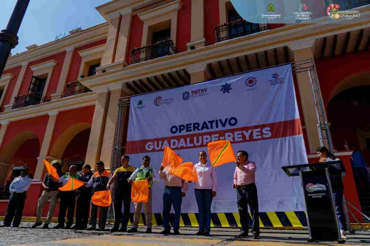 DAN BANDERAZO DE OPERATIVO GUADALUPE-REYES