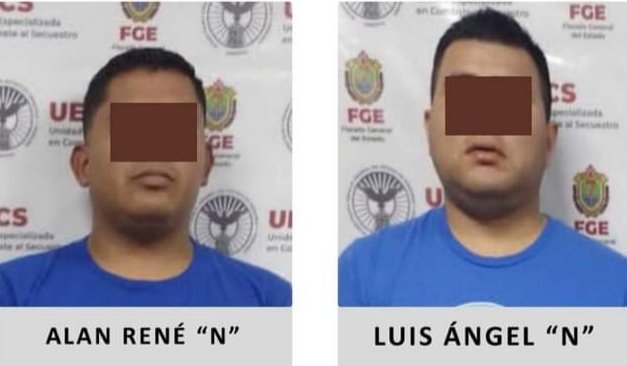 DETIENEN A DOS DE FUERZA CIVIL POR SECUESTRADORES